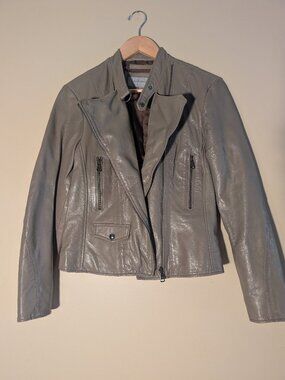 Leather Moto Jacket Marc New York